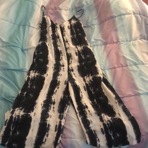 Charlotte Russe tie-dye jumpsuit